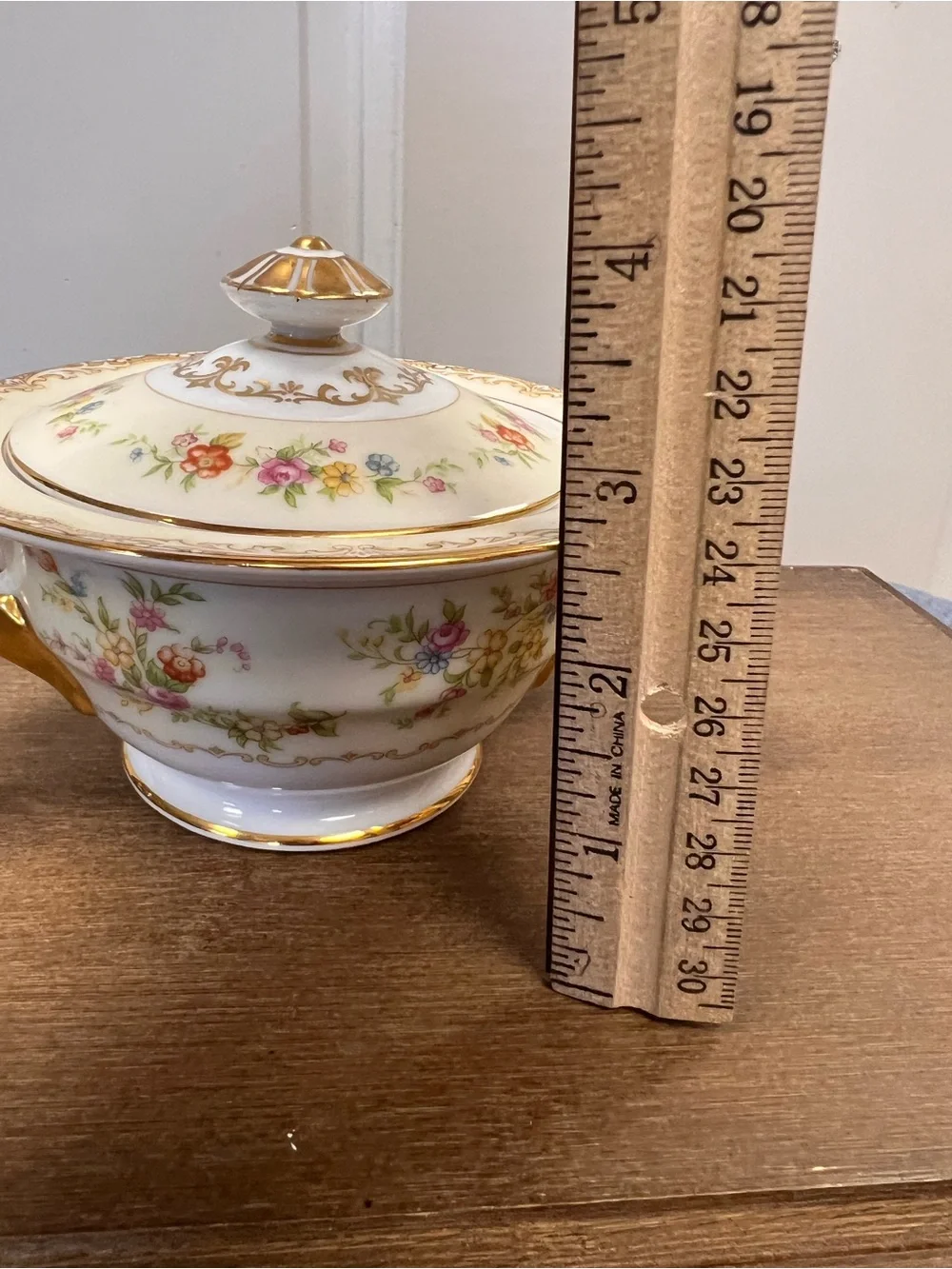 Noritake porcelain sugar